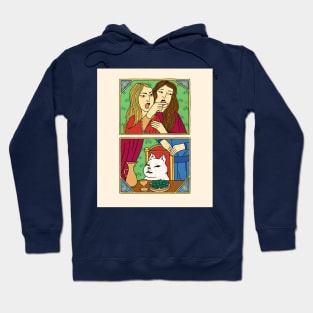 Cat meme in ottoman style Hoodie